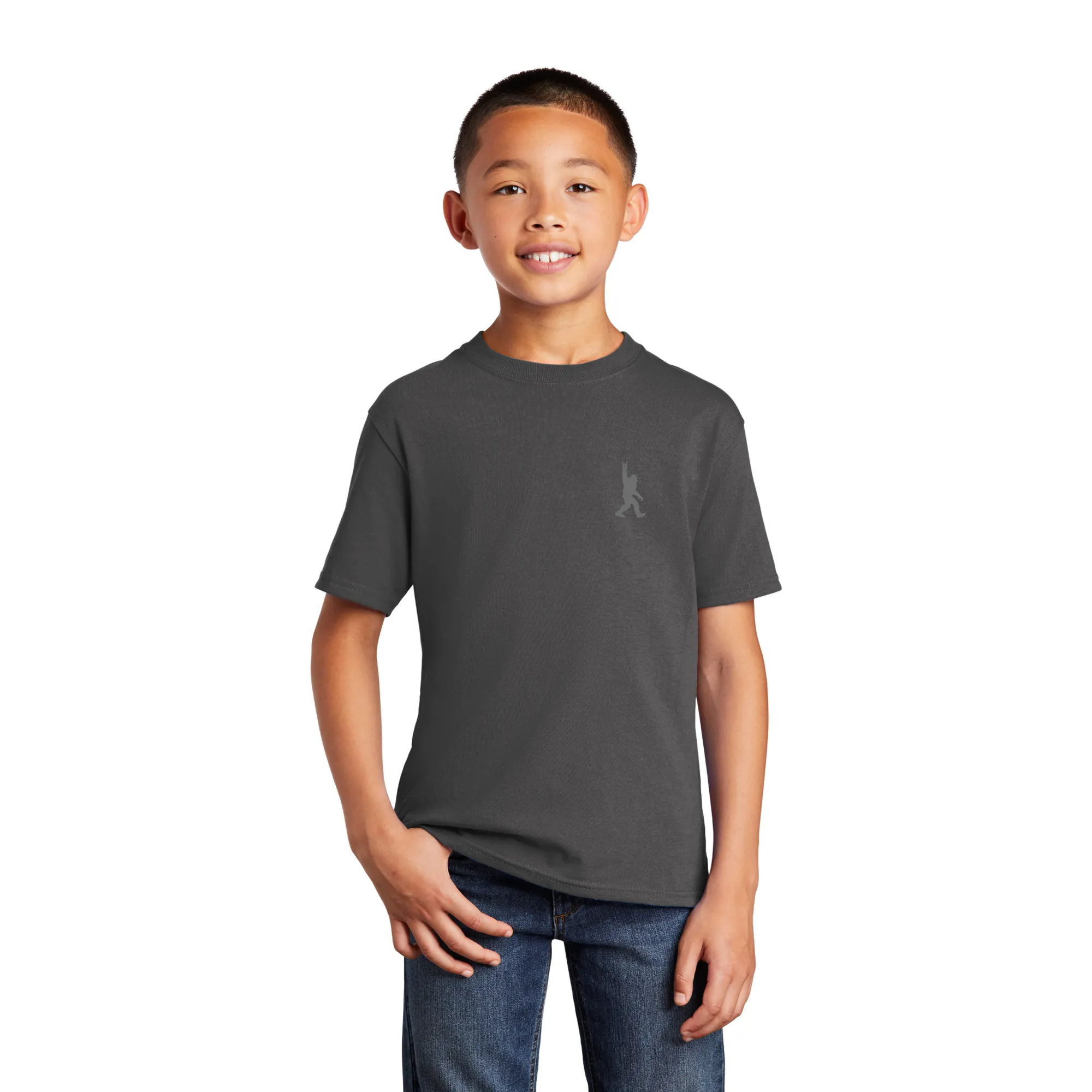 Youth Bigfoot Sasquatch Believe Super Soft Ring Spun 100% Cotton Midweight T-Shirt